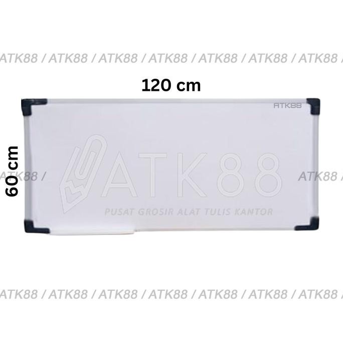 

Papan Tulis Magnetik Atk 88 / Whiteboard 60 X 120 Magnetic