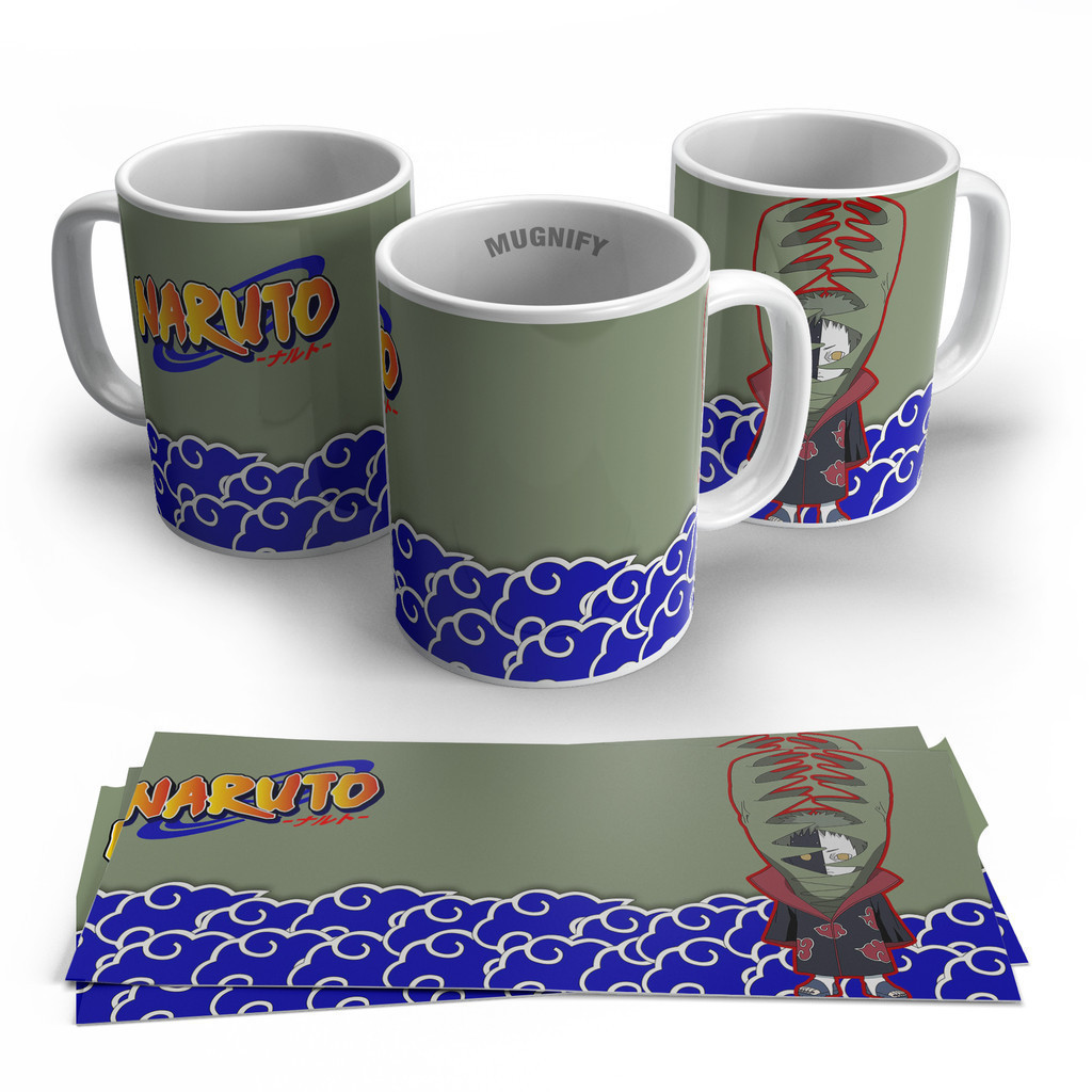Gelas Mug Bergambar Naruto | Kado Hadiah Gelas Mug Kartun Naruto