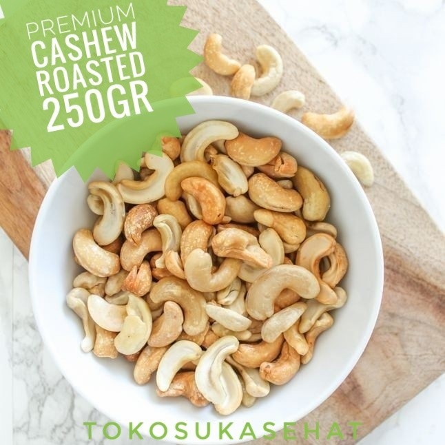 

Ready Premium Cashew Roasted Organic -250Gr (Kacang Mede / Mete Panggang)