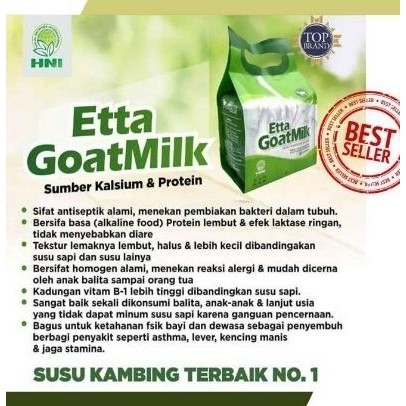 

PROMO SUSU KAMBING ETAWA- HNI-DIJAMIN 100% ORIGINAL [terbaik]