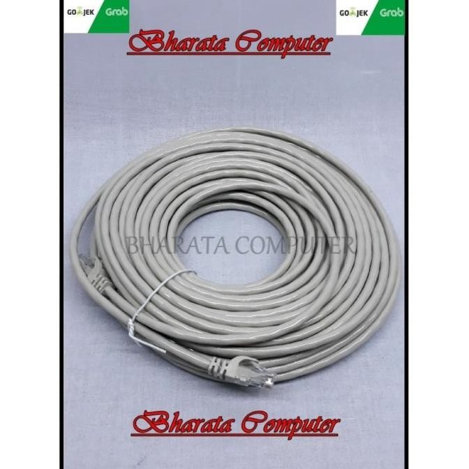 

Diskon! Kabel Internet NYK Kabel LAN UTP CAT6 30 Meter - Abu-abu