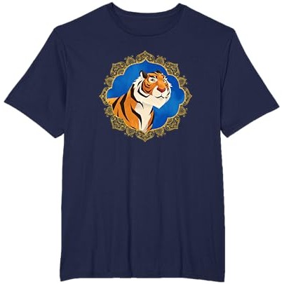 Kaos Bingkai Emas Harimau Rajah Aksi Langsung Disney Aladdin |djskLUxO|