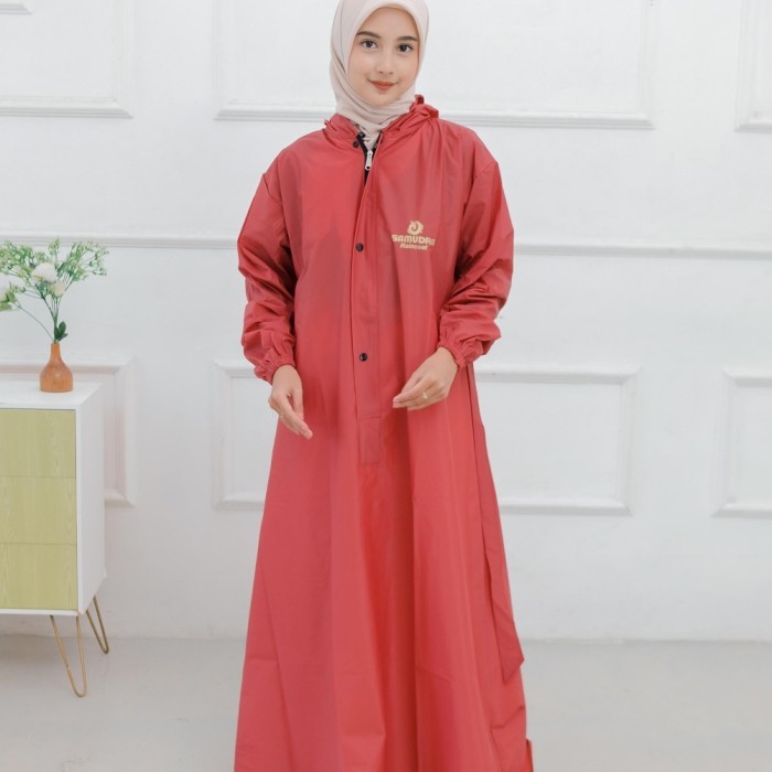 Gamis Jas Hujan Gamis Syar'i Wanita Muslimah / Mantel Wanita Jumbo Waterproof Bahan Tebal PVC 0,25 A