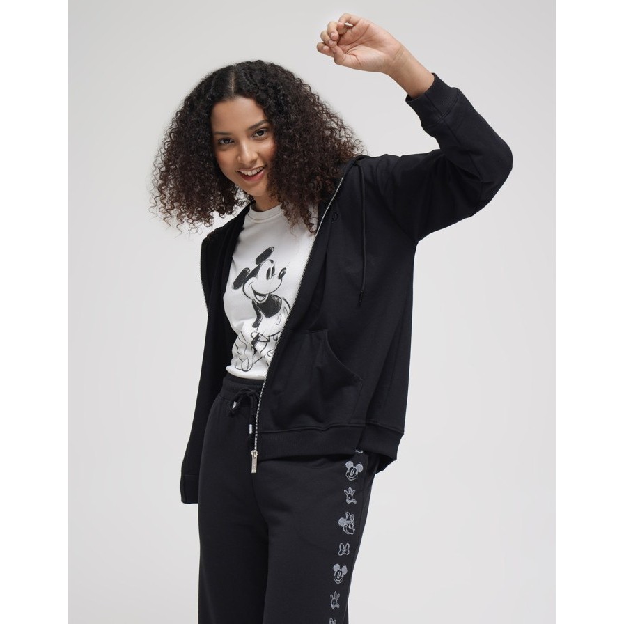 TERLARIS Nevada Basic Casual Jaket Wanita 117951479 - BLACK, L