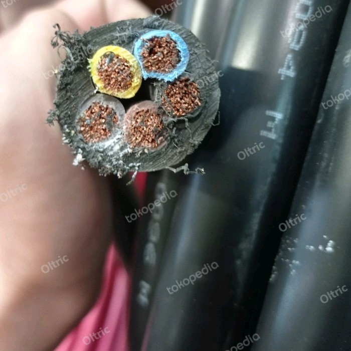 STOK TERBATAS Kabel Listrik Serabut METAL NYYHY 5x16mm 5x16 mm ECERAN