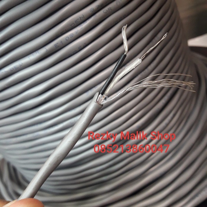 BERGARANSI kabel AWG 22 1 pair isi 2 Belden 8761 potongan meteran eceran