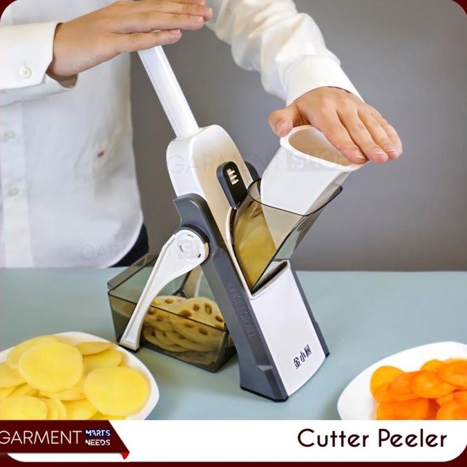 Alat Parutan Serbaguna Otomatis Peniris Pemotong Kentang Wortel Sayur