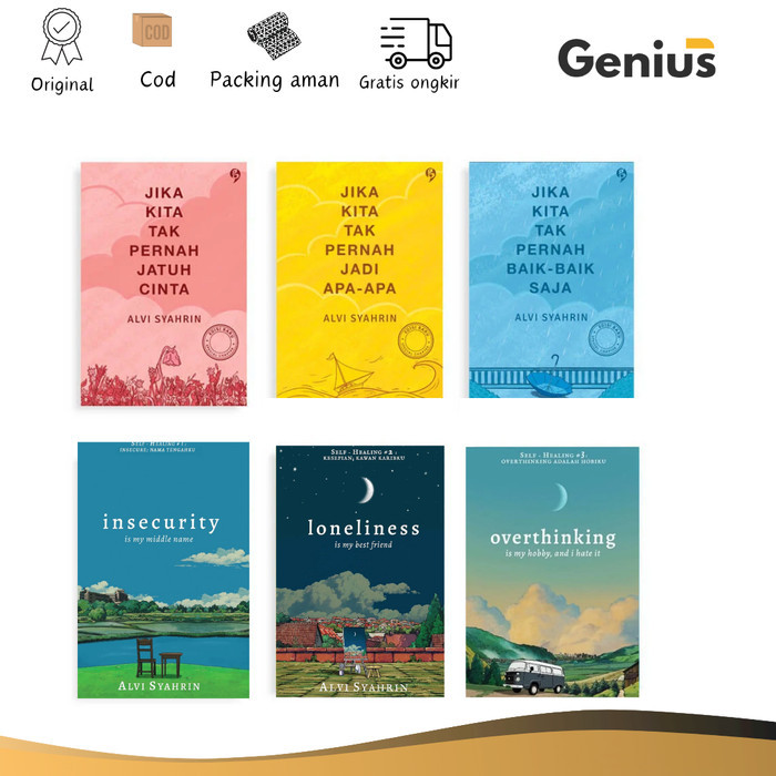 

Buku Alvi Syahrin Overthinking Loneliness Insecurty Jika Kita