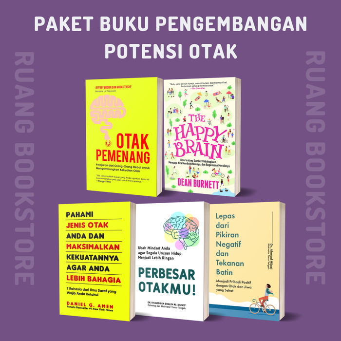 

Paket Buku Pengembangan Potensi Otak - Buku Original Segel [5 Buku]