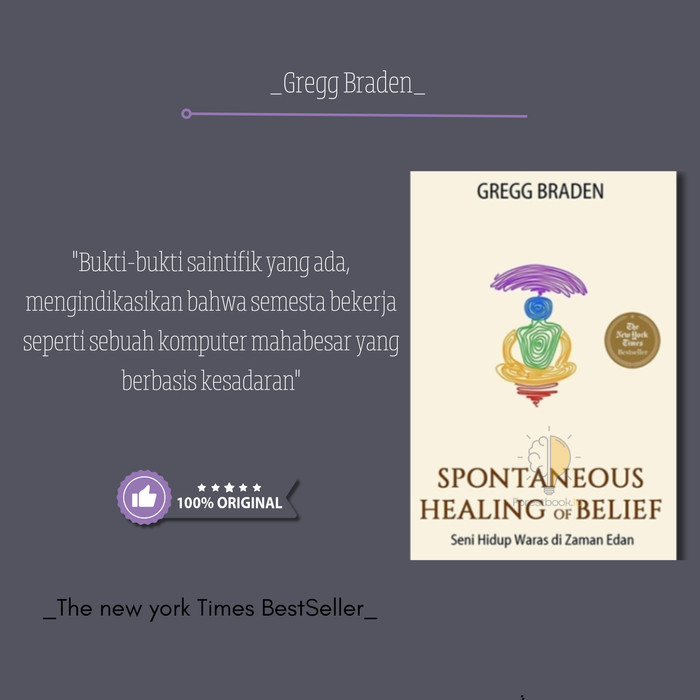 

Buku Spontaneous Healing Of Belief Seni Hidup Waras Di Zaman Edan