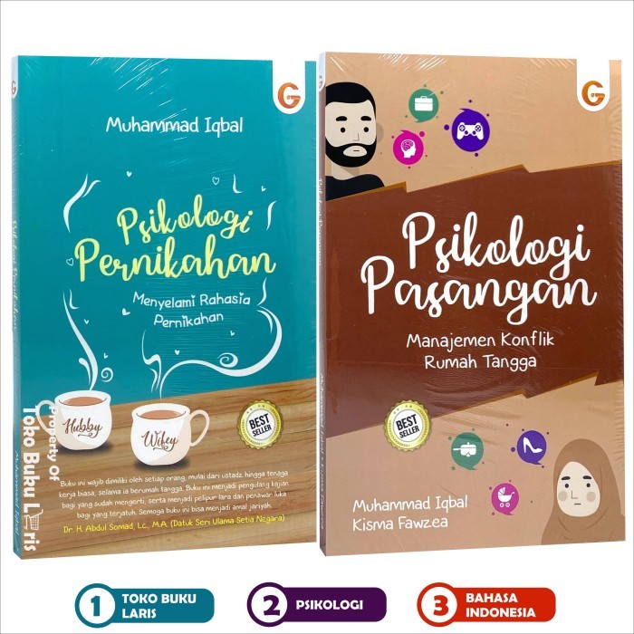 

Paket 2 Buku Psikologi Pernikahan dan Psikologi Pasangan - GIP