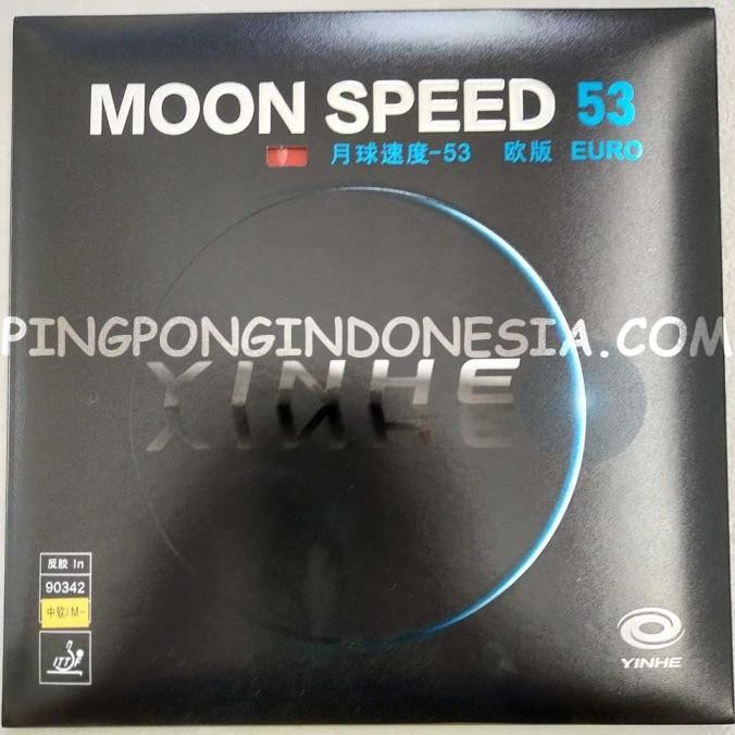 Yinhe Moon Speed 53 Euro - Rubber Karet Pingpong Tenis Meja Bat Bet