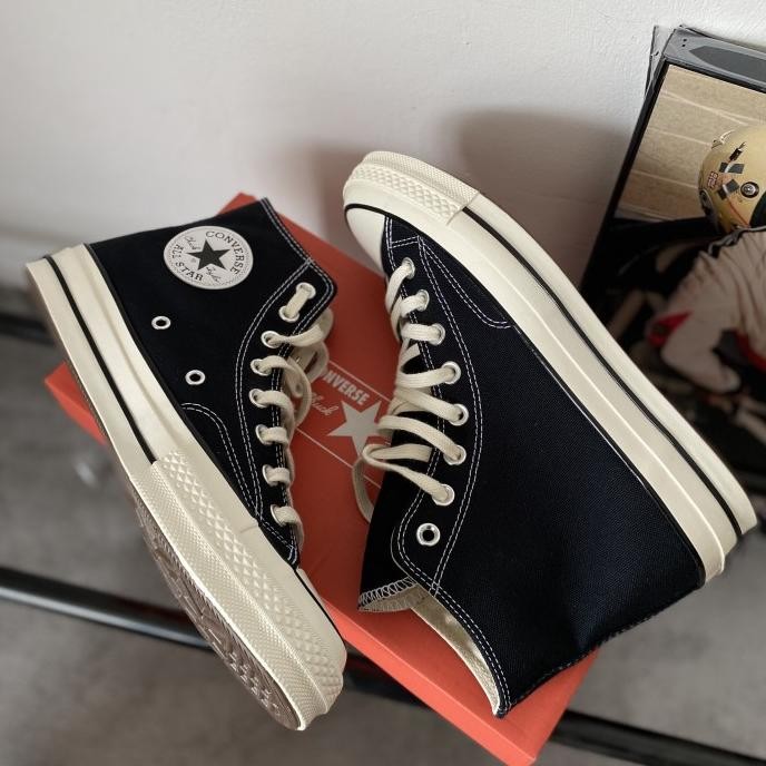 

Terlaris Converse 70S Hi Black Egret New Original Resmi Pt Map Ready Stok