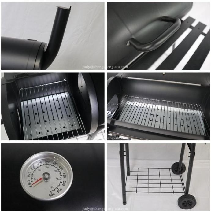 3in1 bbq grill and offset smoker alat panggang sei sapi ISW