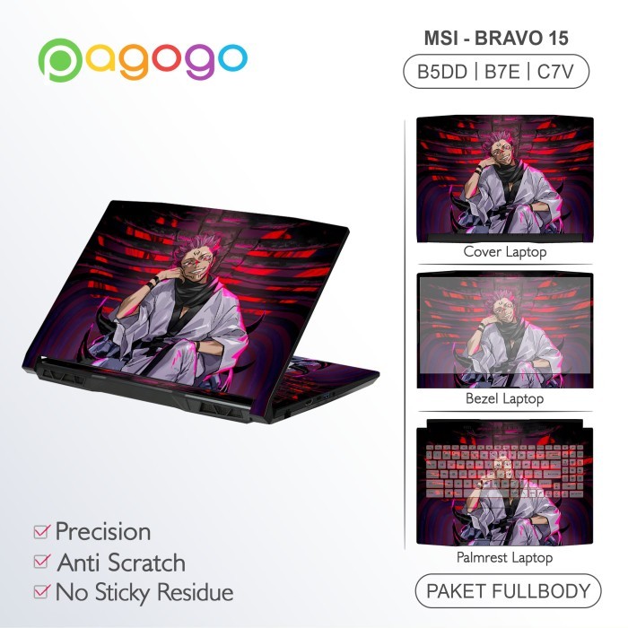 Sale Garskin Stiker Laptop Msi Bravo 15 B5E B5Ed B7E B7Ed B7Edp Transparan