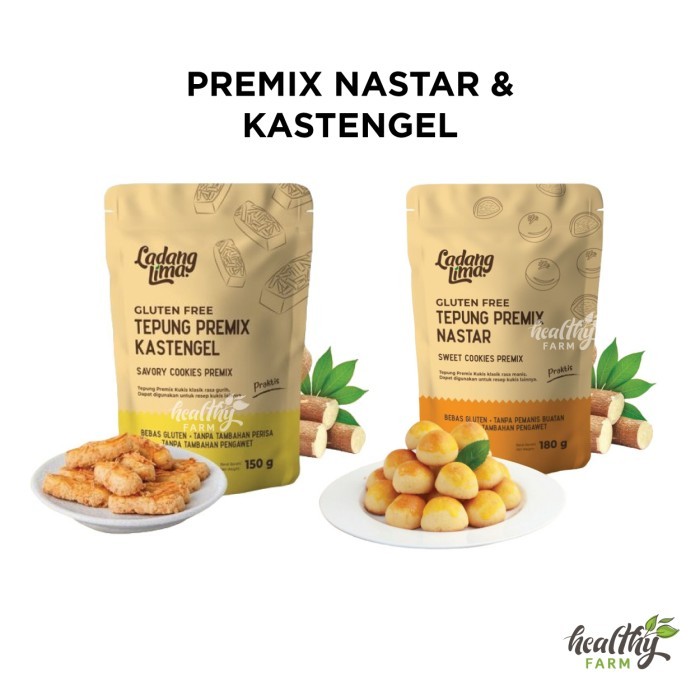 

Ladang Lima Tepung Premix Gluten Free Nastar Kastengel