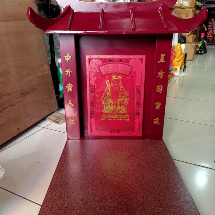 Rumah Altar Dewa Bumi / Te Cu / Tecukong - 40 Cm - Besar Terbaru