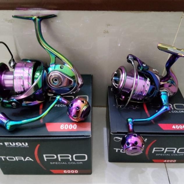 Gulungan Rell Rel Reel Fugu Tora Pro Lited Edition Katrol Pancing