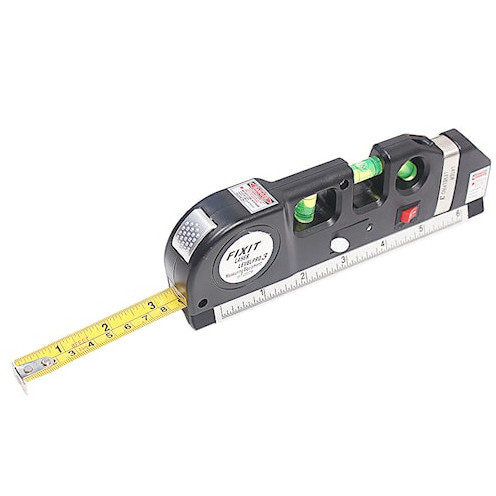 

LEVELPRO03 Penggaris Laser Horizontal Vertical 250CM Bubble Leve