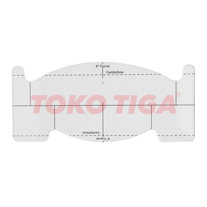 

Penggaris Quilting / Patchwork Template Feather Spine (QTSKFS1)
