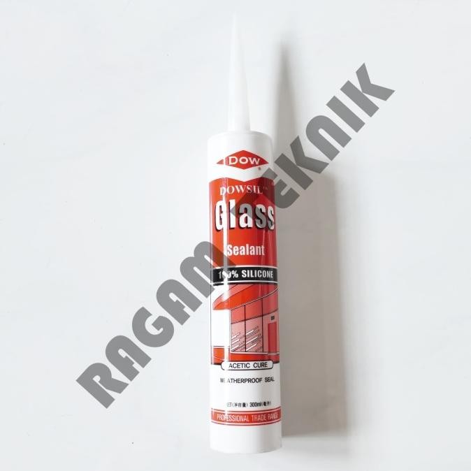 DISKON Sealant lem silicon asam kaca aquarium cermin dow corning dowsil
