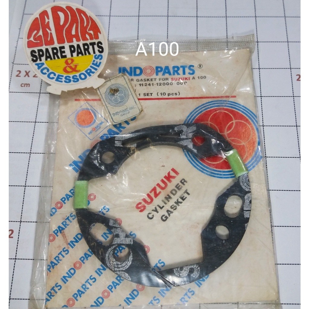 Paking Blok Boring A100 Gasket Perpak Blok Seher Suzuki A100