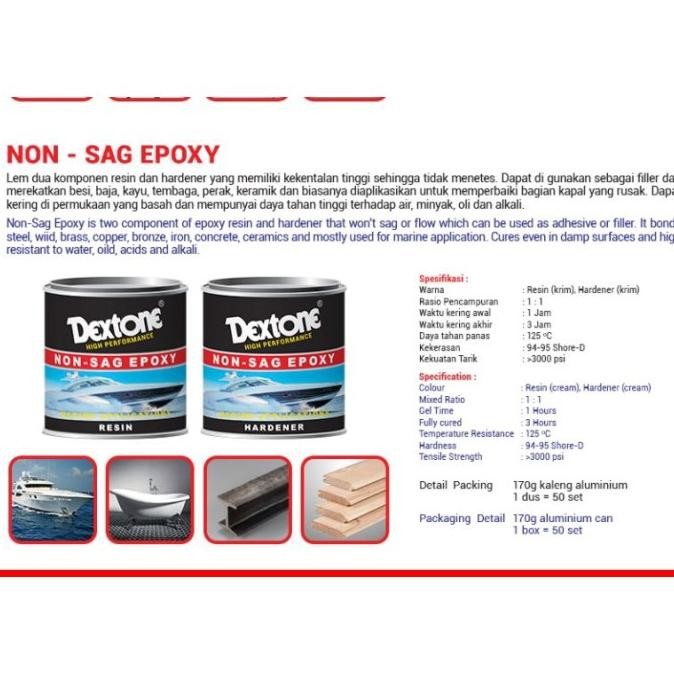 DISKON Lem Dextone Anti Bocor Kolam Pipa Toren Rembes Merekat Dalam Air 170gr