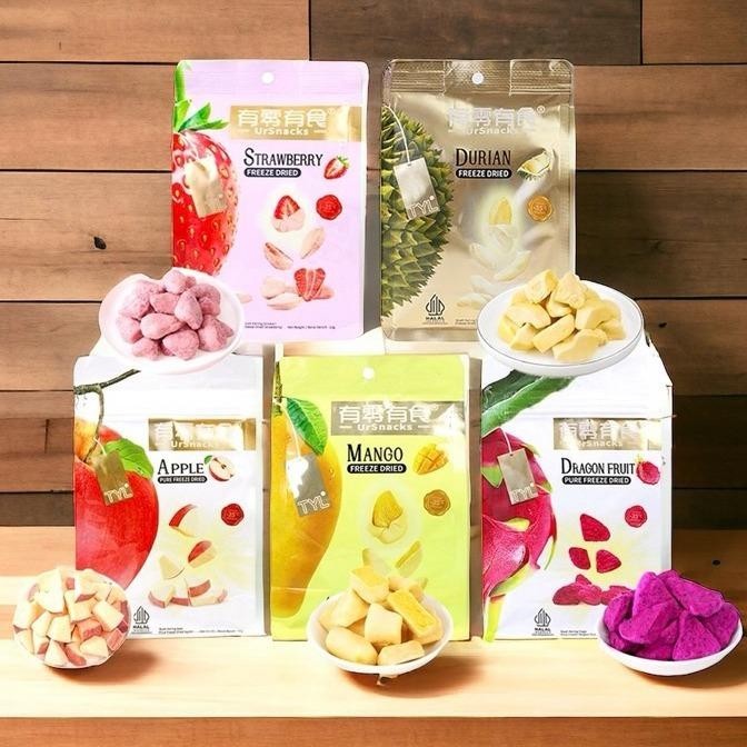

CUCI GUDANG UrSnacks Freeze Dried Fruits / Snack Buah Kering 22 Gr