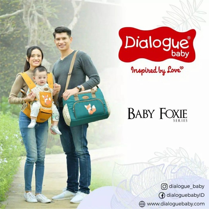 STOK TERBATAS Dialogue Baby Tas Bayi Besar Tas Baju Bayi Perlengkapan Bayi Karawang