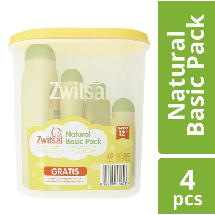 DISKON zwitsal baby natural basic pack set sabun bayi paket lengkap FREE BOX