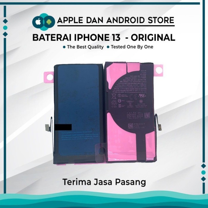 BATTERY BATERAI BATRE IPHONE 13 ORIGINAL