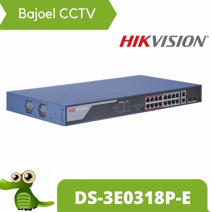 POE SWITCH 16 PORT HIKVISION DS-3E0318P-E UNMANAGED POE SWITCH