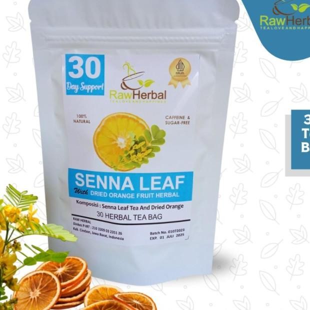 

Senna Leaf With Dried Orange Fruit Tea Isi 30 Tea Bag