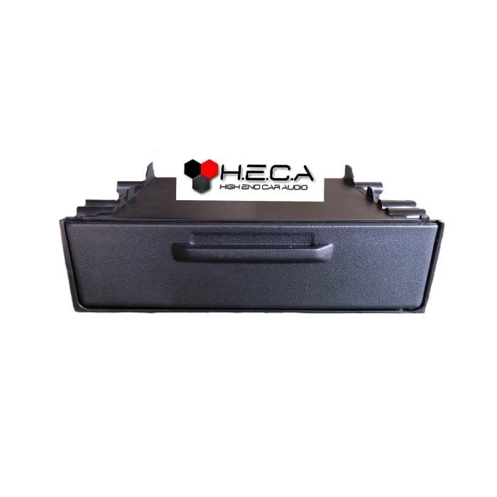Drawer Laci Tutup Box Bawah Tape Head Unit Single Din Mobil