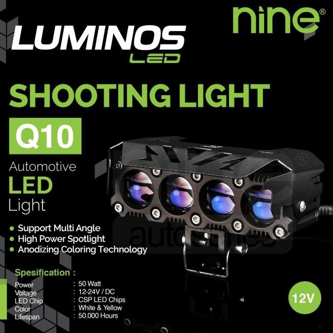 

BLUE- LAMPU TEMBAK SQL 9NINE LUMINOS LASER BLUE LENS 4 MATA Q10 50 WATT