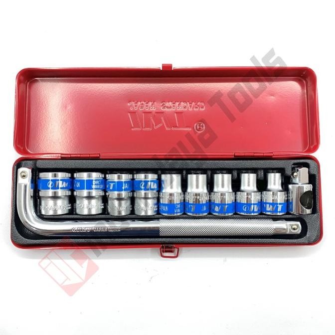socket - IWT JAPAN Kunci Sok Set 11 Pcs 1/2 Inch - Socket Set Soket