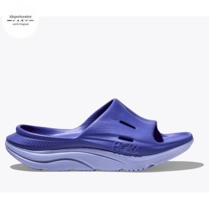 

BLUE- HOKA ORA RECOVERY SLIDE 3 UNISEX SANDALS - STELLAR BLUE / MIRAGE
