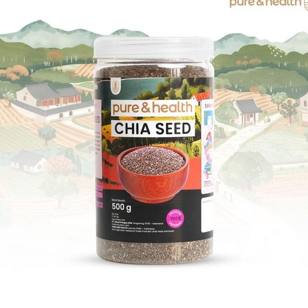 

Chia Seed 500 Gram Pure And Health Food Kaya Serat