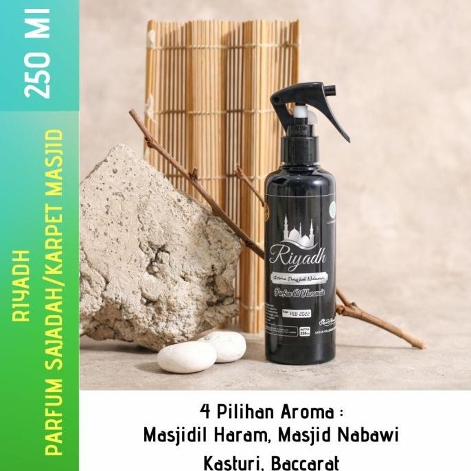 

riyadh parfum karpet masjid/sajadah/peci/gamis (non alkohol) 250 ml termurah