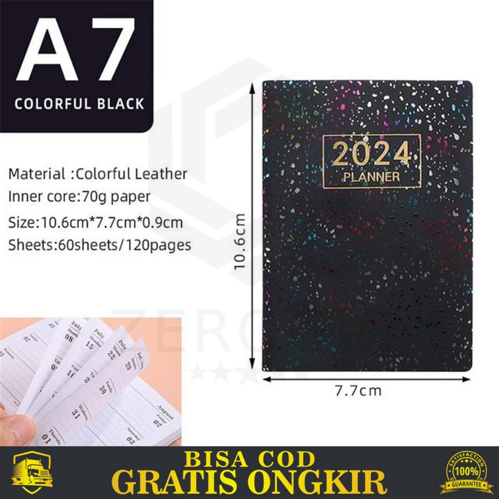 

BUKU CATATAN HARIAN NOTEBOOK PLANNER 365 DAY PORTABLE ANEKA WARNA