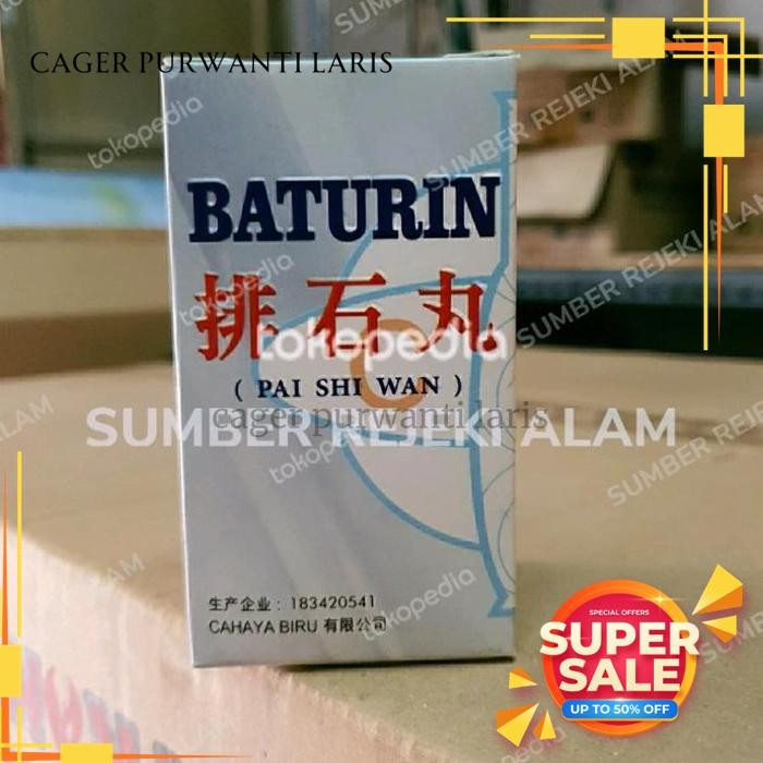

BATURIN PAI SHI WAN OBAT BATU GINJAL DAN LANCAR KENCING HERBAL BPOM EKSLUSIF!!!!