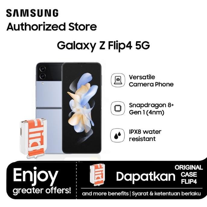 

BLUE- SAMSUNG GALAXY Z FLIP4 5G 8/512GB - LIGHT BLUE