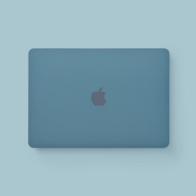 

BLUE- MACBOOK CASE SAND ICE BLUE HARD COVER MACBOOK PRO DAN AIR