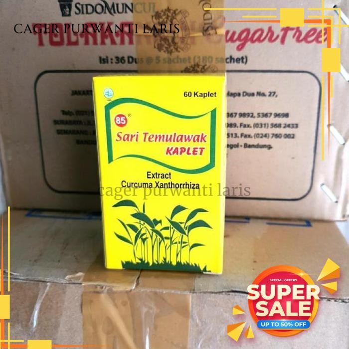 

SARI TEMULAWAK 60 KAPLET OBAT SAKIT KUNING DAN HEPATITIS BEST QUALITY!