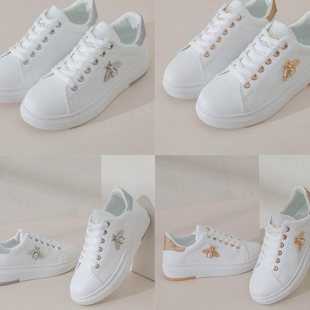 Luxus Dosan - Sneakers Casual | Sepatu Wanita Sport | Shoes Alas Karet