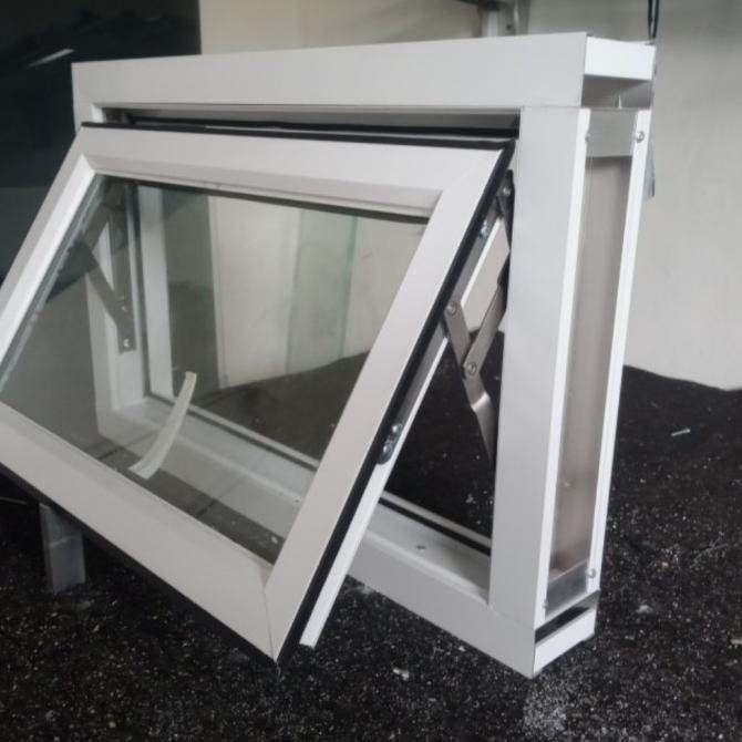 Jendela aluminium 40 x 60 cm | jendela kamar mandi | ventilasi udara