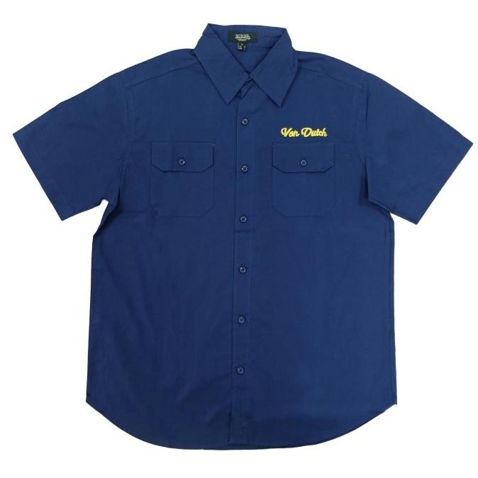 

BLUE- VON DUTCH WORKSHIRT 0916 NAVY BLUE
