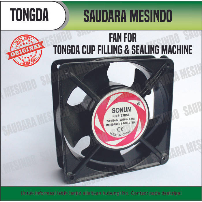 

HARGA DISC - Fan For Tongda Cup Filling & Sealing Machine