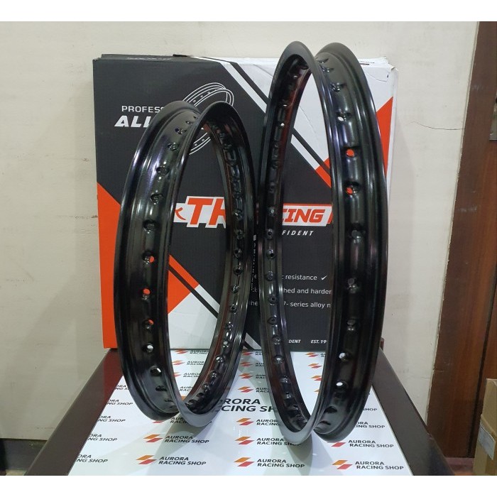 Velg Tk Bright Klx Set Ring 18 /21 Hole 36 Warna Black