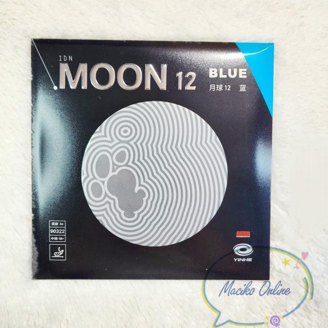 

BLUE- YINHE MOON 12 BLUE RUBBER ~ KARET PINGPONG YINHE MOON BLUE